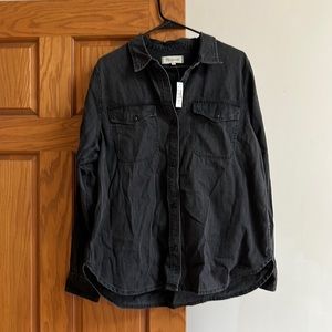 NWT Madewell denim button up Sz. XXL